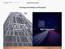 Tablet Screenshot of jonathoncarter.com